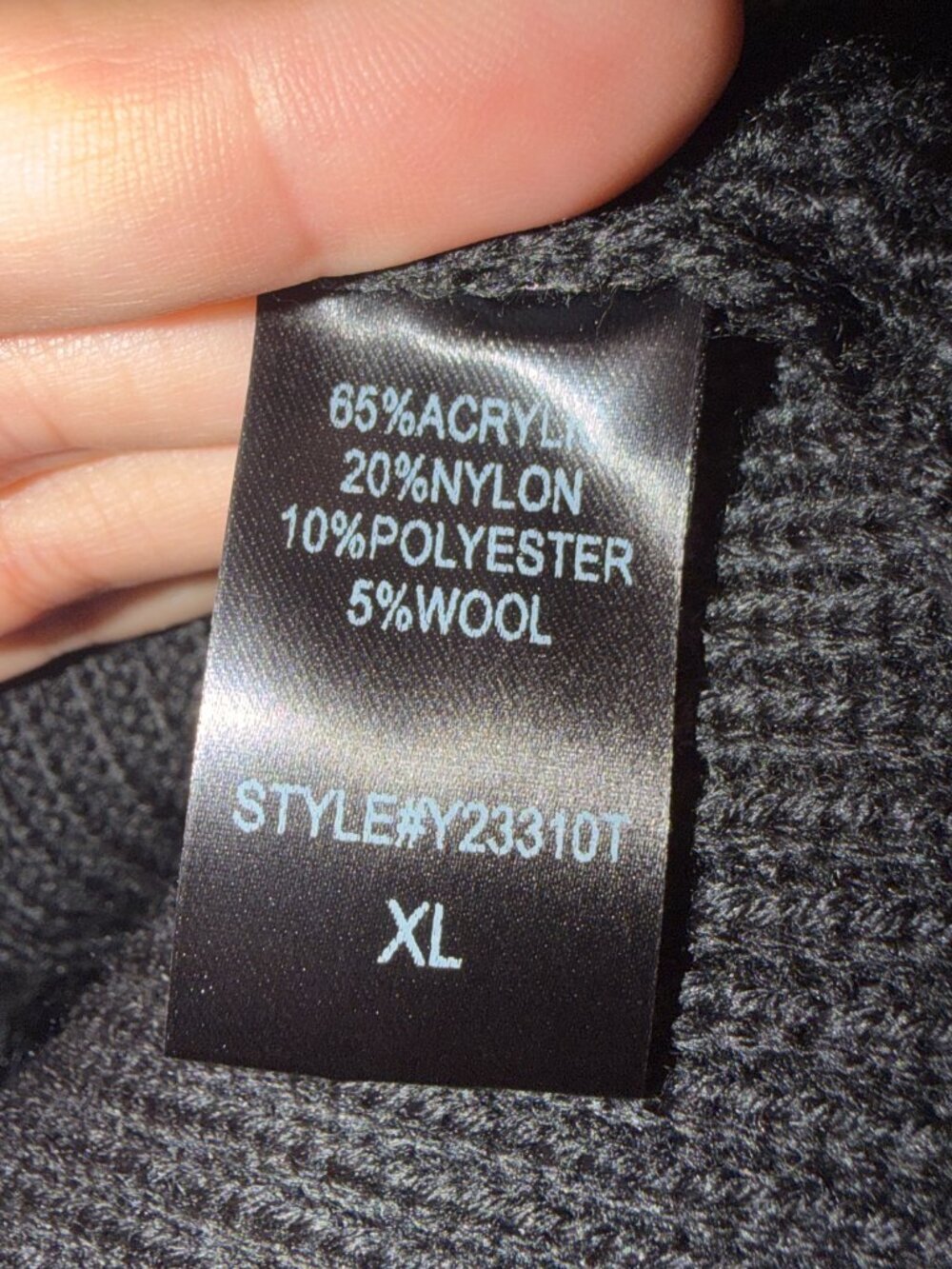 Pomander Place Tuckernuck Ainsley Black Sweater Dress NWT Size XL - Picture 5 of 5
